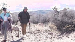 Hiking trip blowjob with girlfriend
