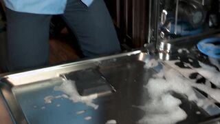 Handsome JJ Knight stretches thirsty asshole with dick
