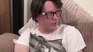 MILF Bella Star talked into sucking nerd dick in audition