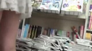 Japanese chicks have no idea they are being filmed in store
