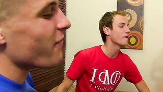 Newcomer Anthony is in need of some raw cocks in his ass