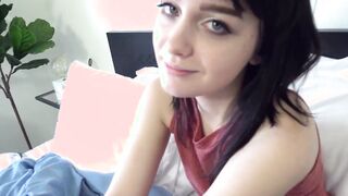 Teen stepsister takes stepbros dick and his cum on her ass