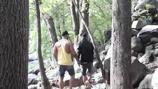 Cute jock rimmed and fucked bareback for hot cum facial