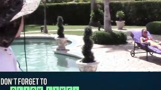 Short Teenie Nailed By Pool Boy