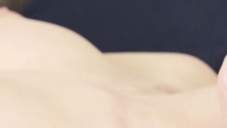Fiery cutie slides fingers inside of her impeccable wet puss