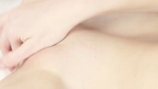 Fiery cutie slides fingers inside of her impeccable wet puss