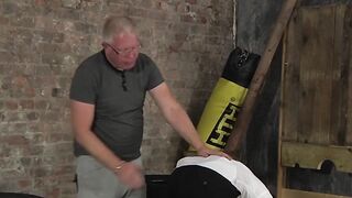 Nasty mature guy loves fucking with perverted young man