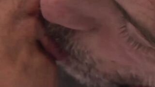 Bottom bitch twink rides daddy's meaty bazooka to the end