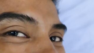 Young Asian couple worshiping feet and anal barebacking