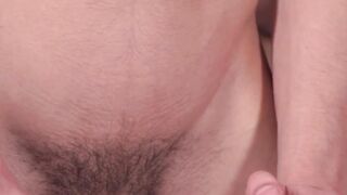 Two twinks have some bareback in their bed together