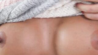 Busty red haired Kathy Fuckdoll pussy drilled after blowjob