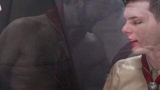 Handsome Scout Ethan barebacked by hunk Scout Leader Barrett