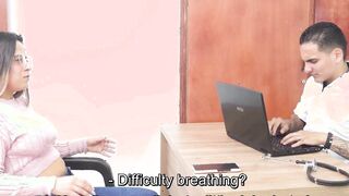 I show my husband how I fuck the doctor