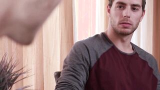 Handsome hairy jock got his tight ass smashed hard and fast