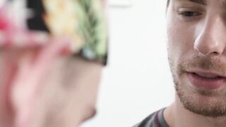 Handsome hairy jock got his tight ass smashed hard and fast
