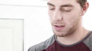 Handsome hairy jock got his tight ass smashed hard and fast