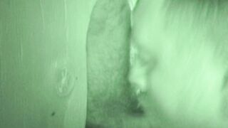 Gay amateur orally pleasuring cock at the glory hole