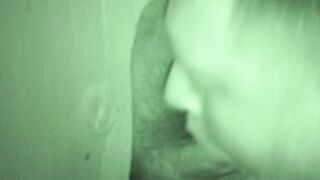 Gay amateur orally pleasuring cock at the glory hole