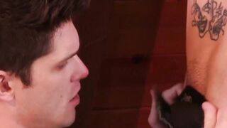 Thickdicked Roman Todd doggystyle fucks Devin Franco
