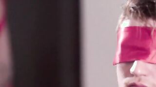 Goddess little Latina Gina Valentina is ready to make Oliver Flynn drool. He sits in a chair, tied up and