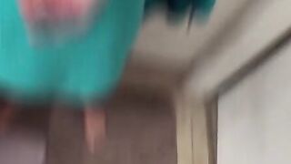 Alex Adams is happy to have caught his petite stepsister Aria Skye in the shower so he can spy on