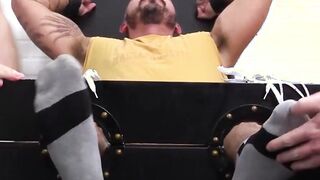 Sexy muscular Alessio Romero gets a good tickle session