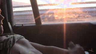 Twinks Casper Ellis and Justin having some hot fun in a car