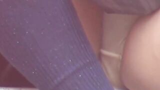 Japanese schoolgirls secretly filmed by voyeur