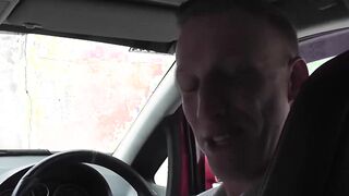 Sexsual English cougar giggles while bouncing on big penis