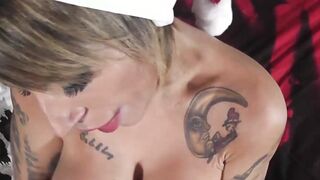 Santas little bimbo Gina hammered inside point of view