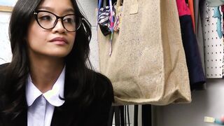 Asian teen law student busted stealing