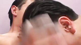 Young amateur gay raw fucks his boyfriend and makes him cum