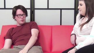 Fat ass slut deepthroats fake producer hoping for a role