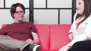 Fat ass slut deepthroats fake producer hoping for a role