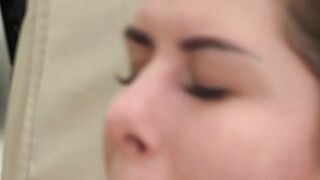 Young babe banged and jizzed on at the office table
