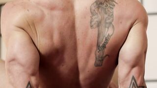 Horny ass hunk smashed in his asshole by old friends dick