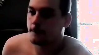 Horny Blaze shoots his sticky load of cum on Joes face