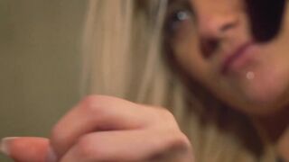 Scrawny old dude drills a stunning blondes tight pussy hard