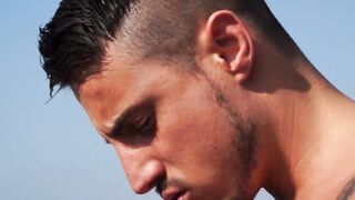 Outdoor anal fucking with tattooed handsome homosexuals