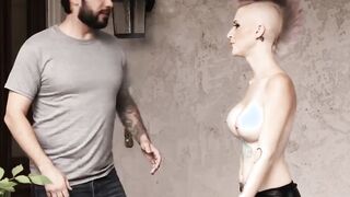 Cute emo babe has steamy anal sex with her horny daddy
