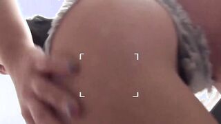 Hot British babe sucking nerds big balls and fat cock