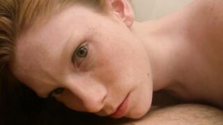 BAE GINGER WITH TINY BOOBIES BLOWING COCK LIKE A EXPERT