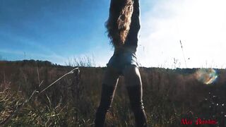 PASSIONATE BANGED! INTO THE FRESH AIR VOLUPTUOUS PICNIC WITH LONG DICK