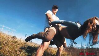 PASSIONATE BANGED! INTO THE FRESH AIR VOLUPTUOUS PICNIC WITH LONG DICK