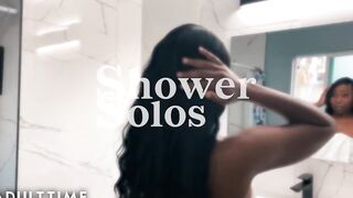 ADULT TIME - Take A Shower with with Mocha Menage While She Masturbates
