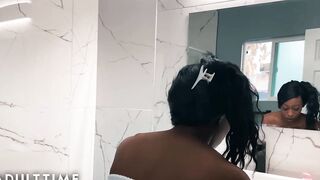 ADULT TIME - Take A Shower with with Mocha Menage While She Masturbates