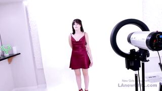 Hottie 18 Year Old gets pussyfucked by stiff dick at audition