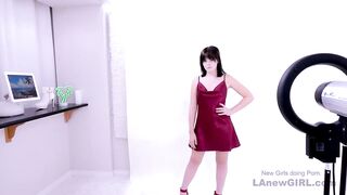 Hottie 18 Year Old gets pussyfucked by stiff dick at audition