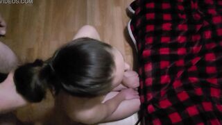 hair job bdsm cummed into hair for cumditioner