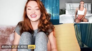 Brazzers - Lacy Lennon & Emma Hix Tape Chat to Catch up but the Talk Quickly Turns inside Cybersex